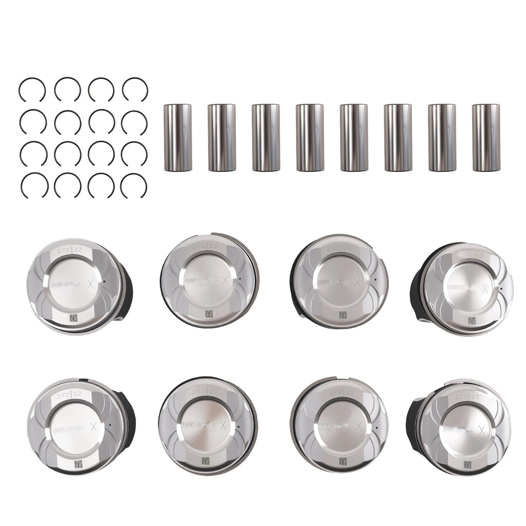 8PCS Engine Pistons Kit for Mercedes GL450 GL550 GLS550 (2013–2019)