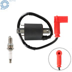 Ignition Coil & Spark Plug for Yamaha Golf Cart G9 (1991-1995)