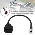 4 Pin to OBD2 Cable Diagnostic Adapter for Yamaha R1 R6 MT09 (Fit #3#)
