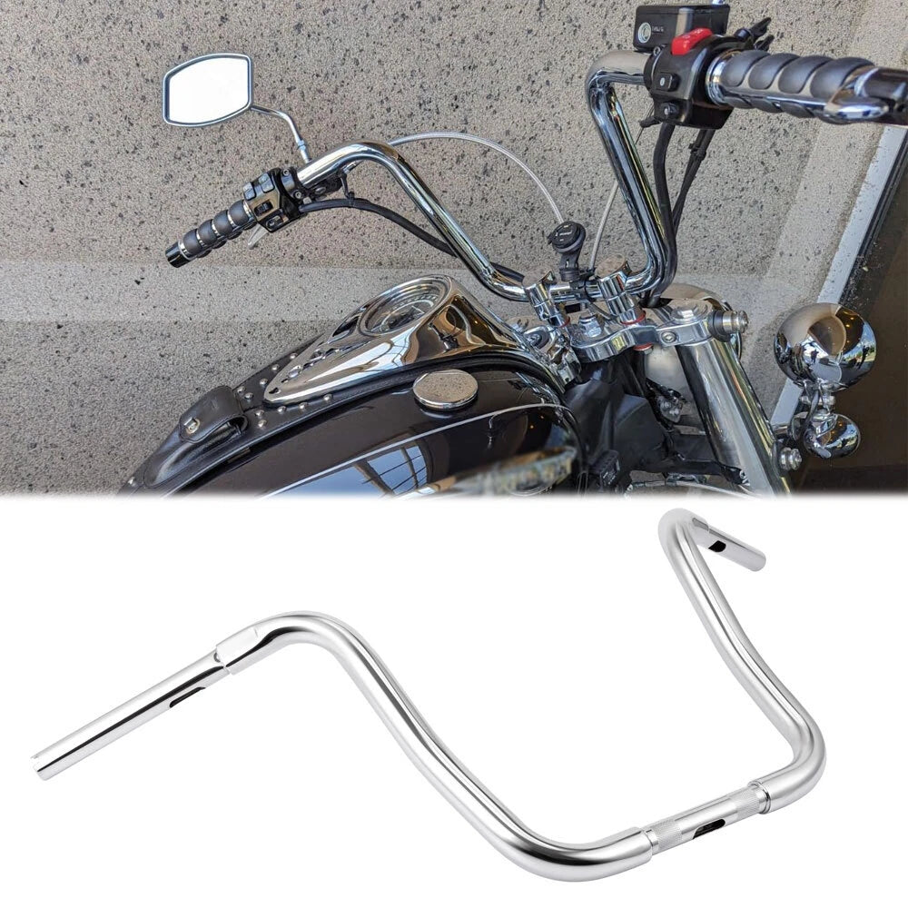 1.25" Rise 14" Ape Hanger Handlebar for Harley Softail Slim Sportster XL Dyna