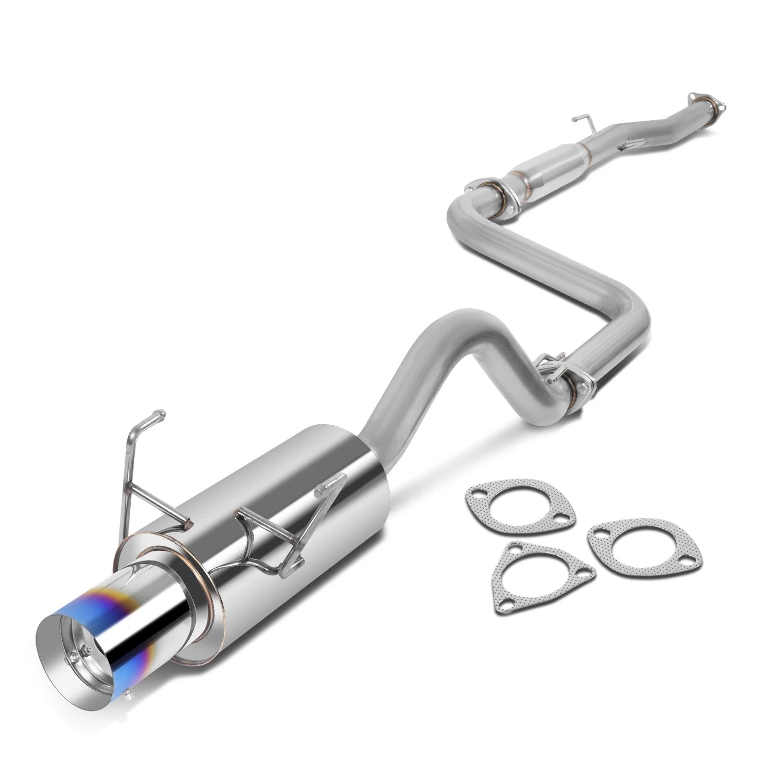 Stainless Exhaust N1 Catback 4.5" Muffler for Honda Del Sol (1992–1997)