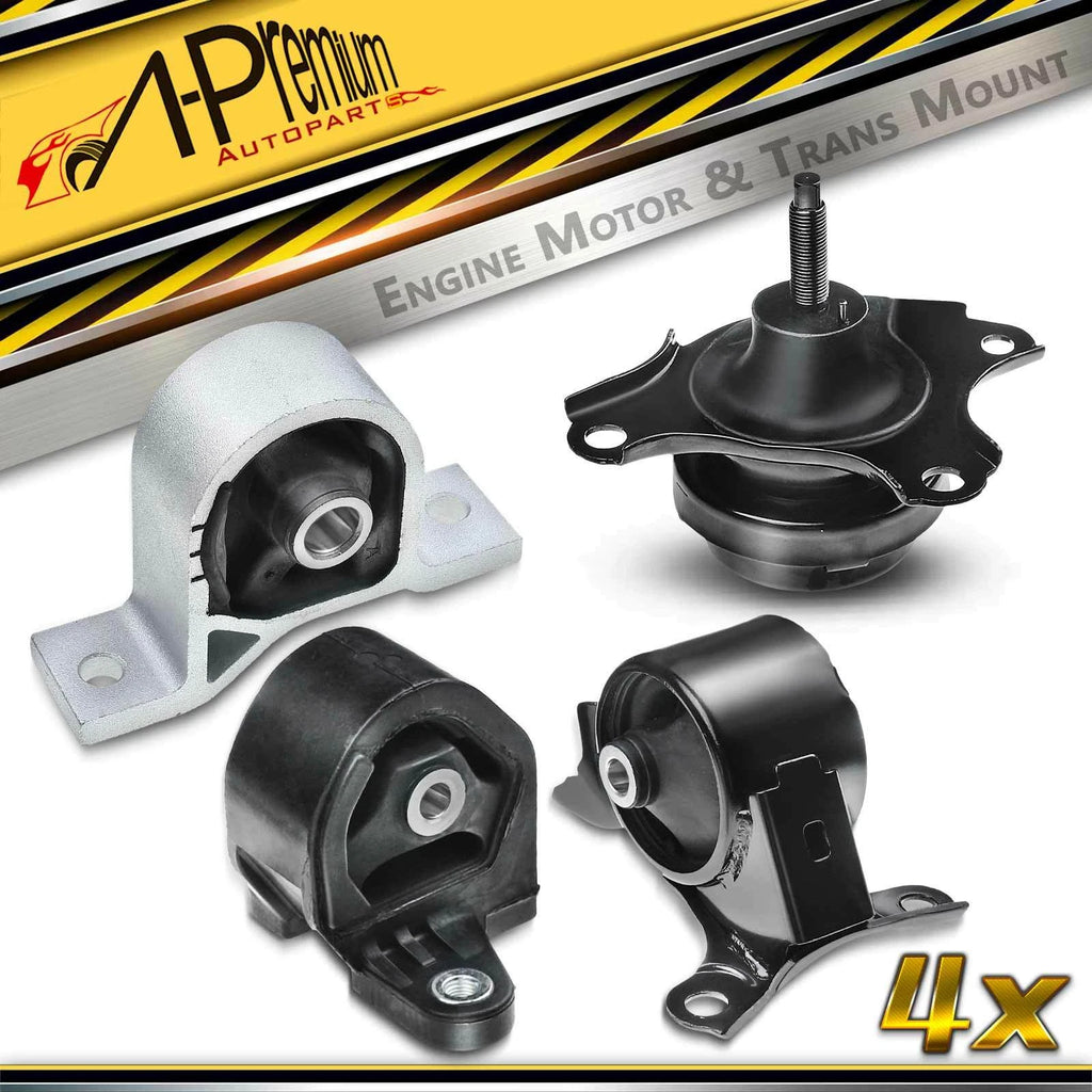 Set of 4 Engine Motor and Transmission Mounts for Honda Civic (2001–2005)