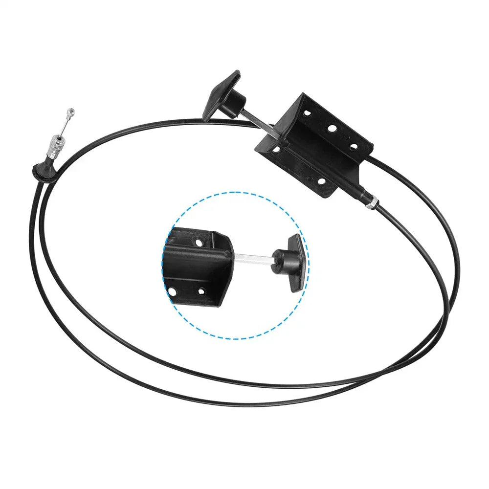 Hood Latch Lock Control Cable for Dodge D150 D250 W150 W100 (1981-1993)