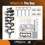 Crankshaft and 4x Connecting Rods Overhaul Kit for Hyundai KIA (2015–2020)