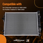 Radiator Crossflow Cooling System for Chevrolet Camaro (1993-2002)