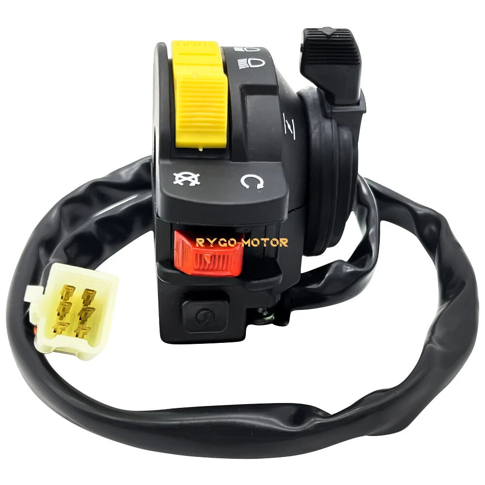 Left Handlebar Switch Start Headlight for Suzuki QuadRunner 500 (1998–1999)