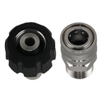 Set of 2 Pressure Washer Adapter Couplers for M22 14mm 3/8" Quick Connect