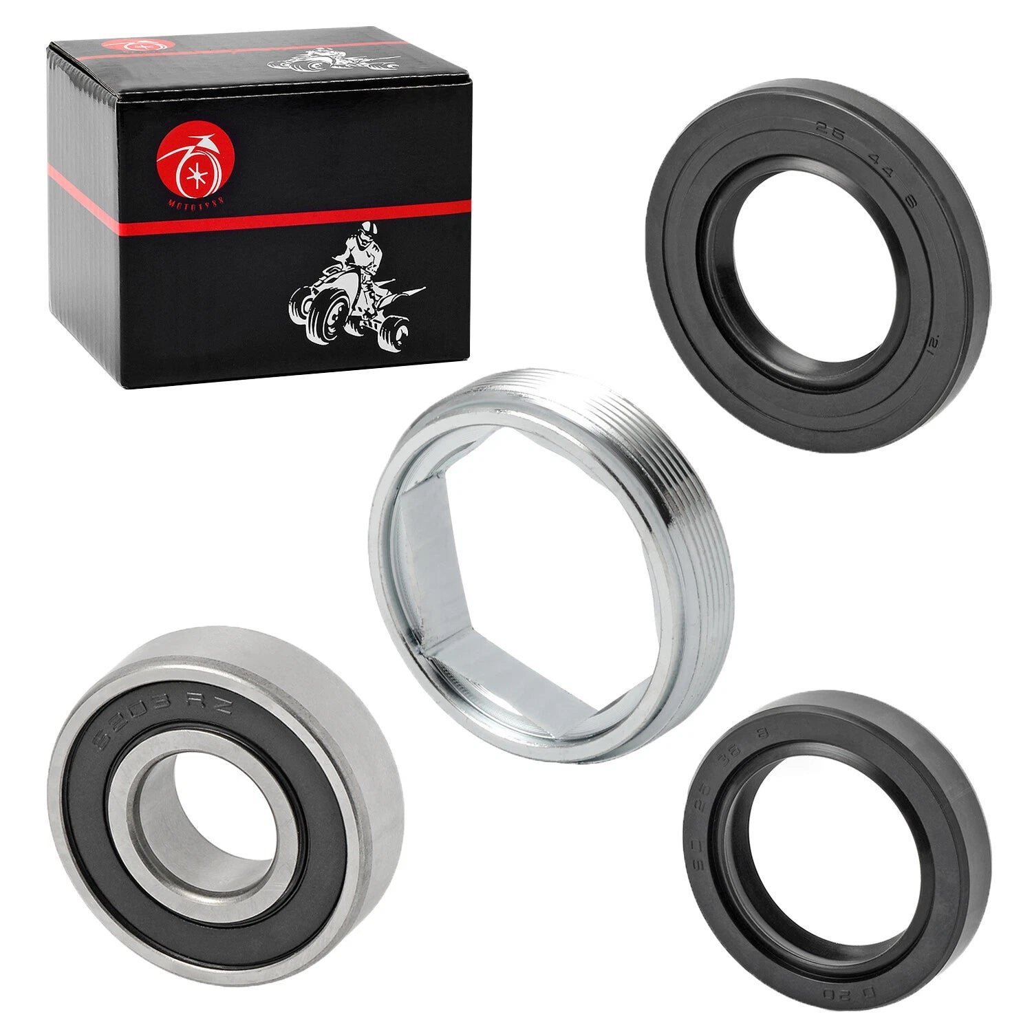 Steering Stem Bushing Bearing Seal Kit for Yamaha Big Bear 400 (2000-2012)