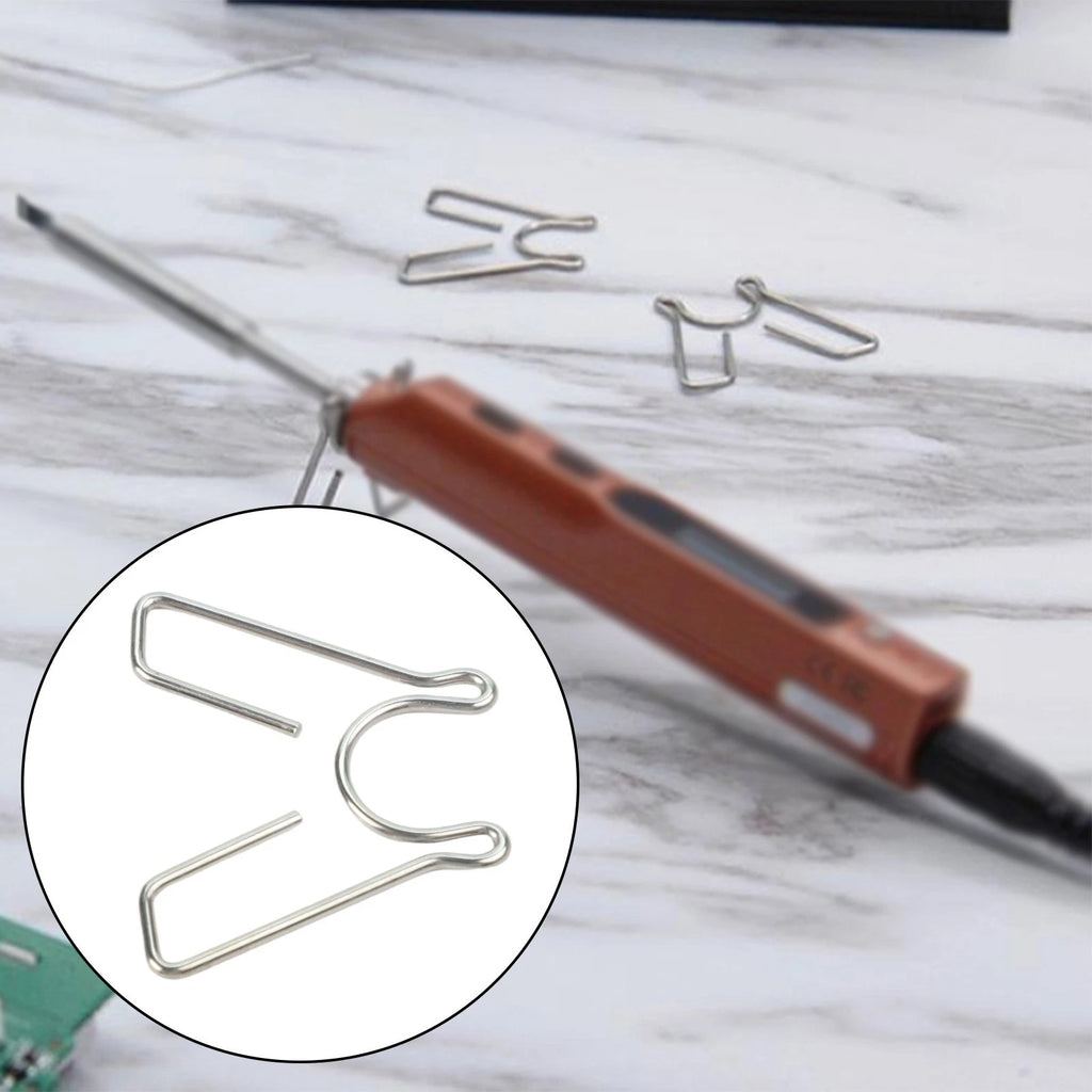 Stainless Steel Holder for TS100 Soldering Iron (Compact, Portable)