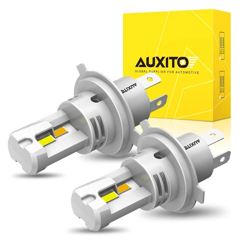 H4 LED Headlight Bulbs Kit for 6500K Super Bright