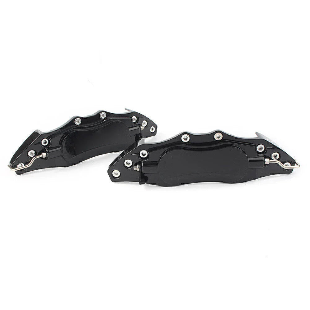 Black 3D Metal Brake Caliper Covers for Universal Car
