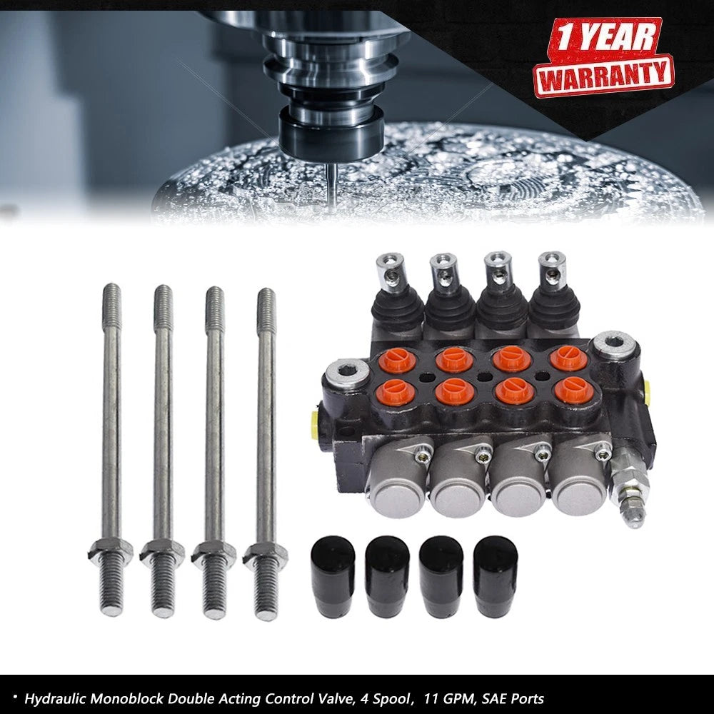 4X Hydraulic Monoblock Control Valve for Various Models (11 GPM, 3625 PSI)