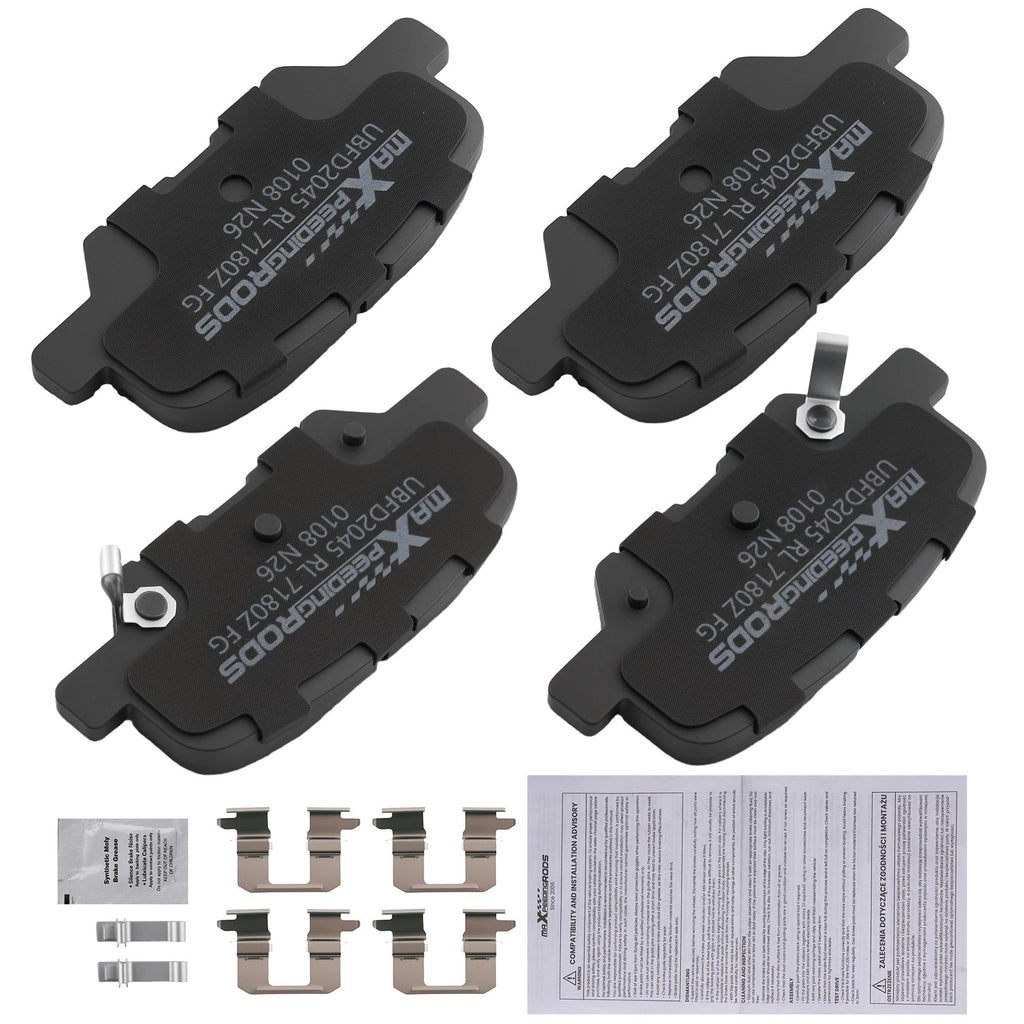 Rear Ceramic Brake Pads Kit for Mitsubishi Outlander (2013–2019) Mazda 3 (2014–2018)