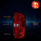 Tail Brake Lights for Chevy Colorado (2015–2022) - Dark Red Lens