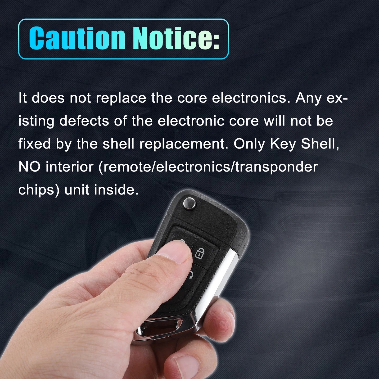 5 Button Key Fob Case for Chevrolet (OHT01060512)