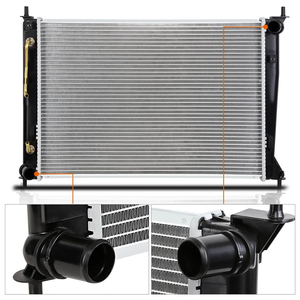 OE Aluminum Core Radiator for Kia Soul 2.0L (2010–2011) DPI-13134
