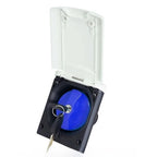 Lockable RV Water Fill Inlet Cover for Camper Trailer (Marine Applications)