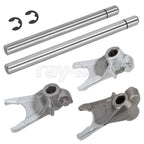 3 Shift Forks & Rods & Clips for Yamaha Banshee YFZ350 (1987–2006) 2GU-18512-00-00