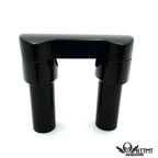 4" Tall Handlebar Riser/Top Clamp Kit for Harley