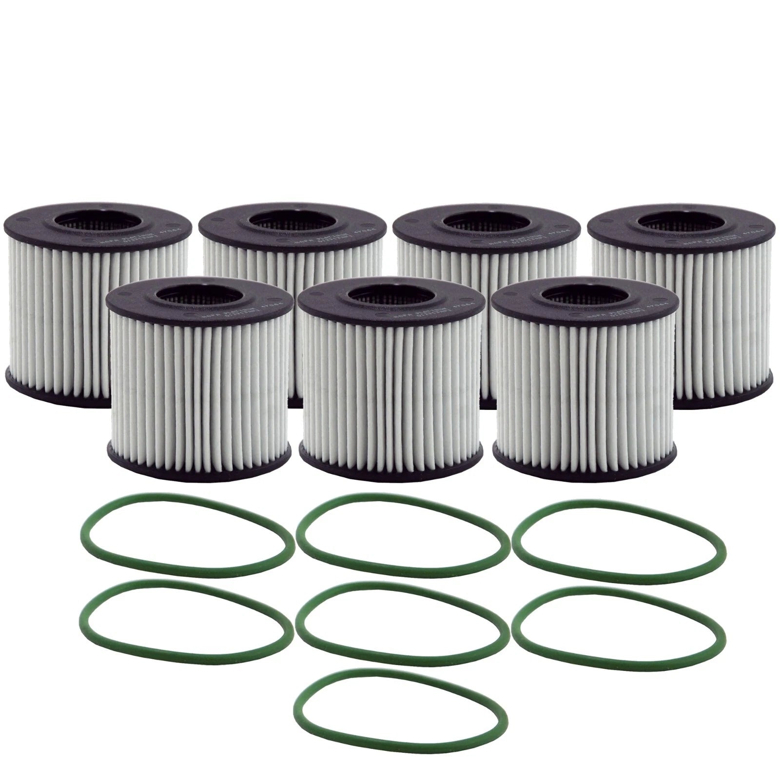 Set of 7 Engine Oil Filters for Lexus Pontiac Scion Toyota L4 (Wix XP)