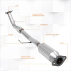 Direct Replace Catalytic Converter Exhaust Flex Pipe for Camry/Solara (1997–2001)