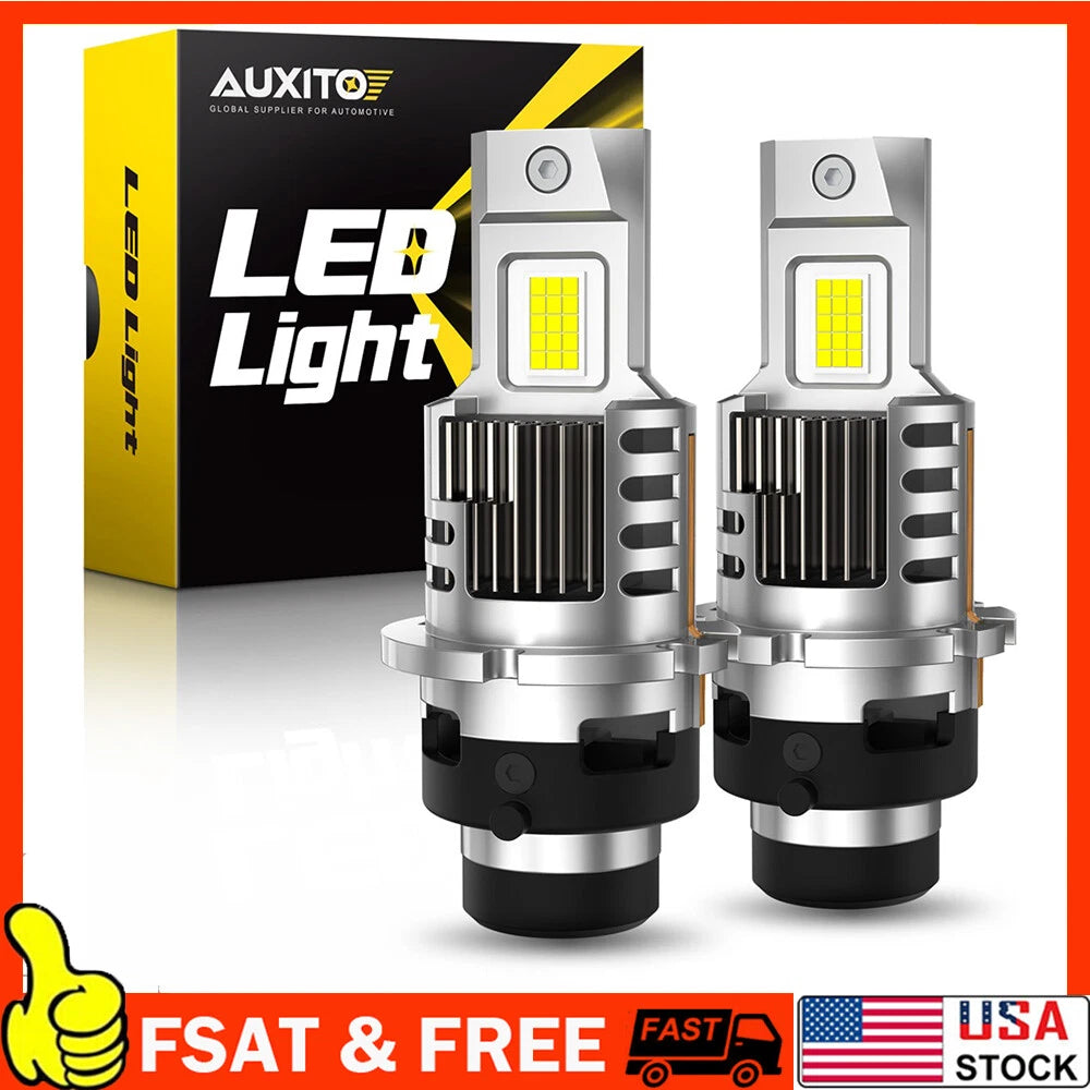 2X LED Headlight Bulbs for D2S D2R (HID Xenon) Conversion Kit