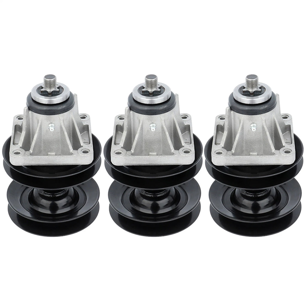 3 Spindle Double Pulley for MTD Troy Bilt 46" Deck (N/A) 618-0593 618-0595 915-0595