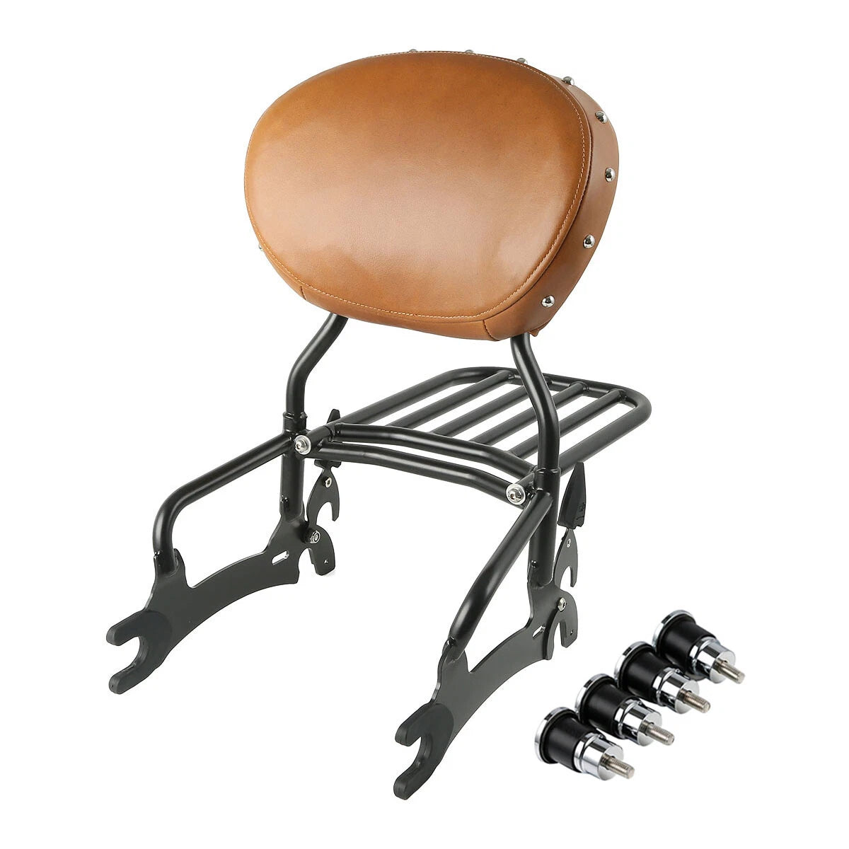 Sissy Bar Luggage Rack Mount Spools for Indian Chief Classic (2014–2018)