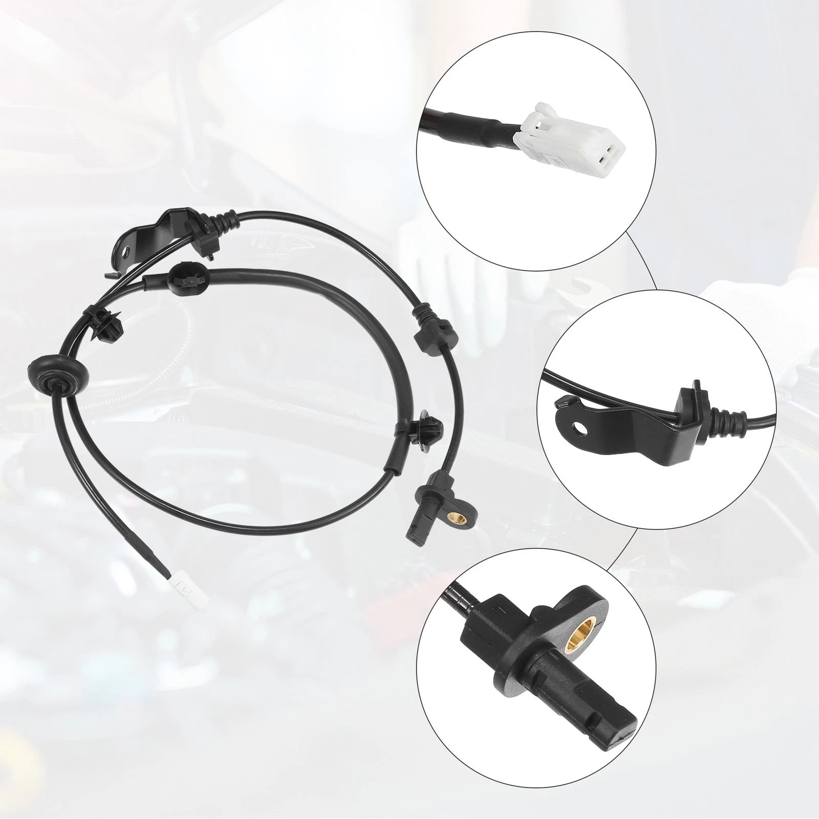 Rear Left ABS Wheel Speed Sensor for Honda Fit (2009–2013) No. 57475TF0003