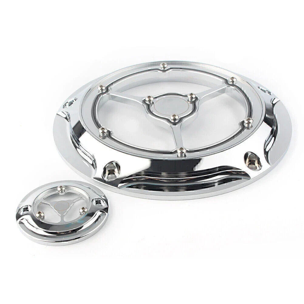 Clarity Derby & Timer Timing Covers Chrome for RSD Harley Touring (2016+)