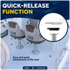 Quick-Release Seat Swivel Mount Bracket for Marine Boat FO3891
