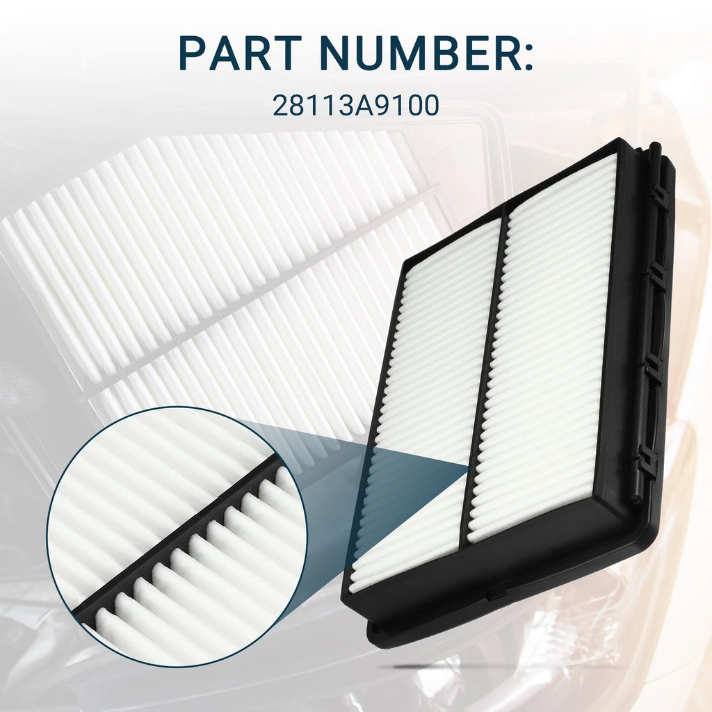 Set of 1 Cabin Air Filter for Hyundai Palisade (2020–2022) No. 28113A9100