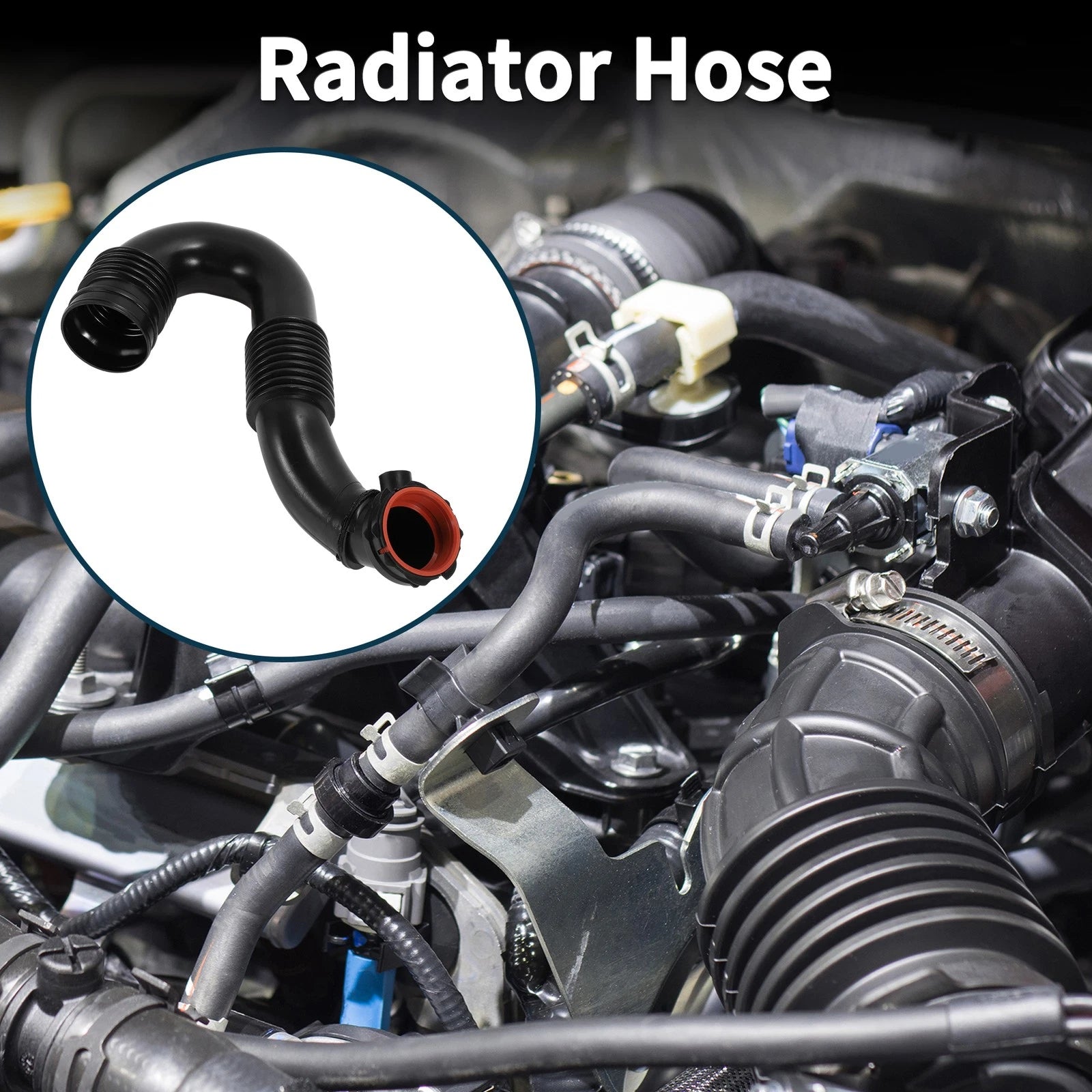 Radiator Hose for Mercedes-Benz Sprinter Bus (2007–2018) 9065282224 Rubber