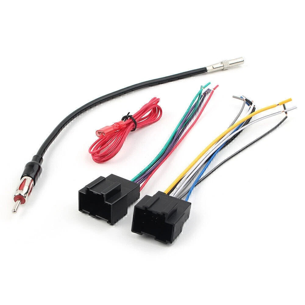 Stereo Radio Wire Harness & Antenna Combo for GMC Sierra Yukon 1500 (2007–2013)