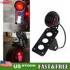 1” LED Tail Brake Light License Plate Bracket for Harley Honda
