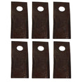 6X Right Hand Disc Mower Blade for Challenger (Replaces 76N946)