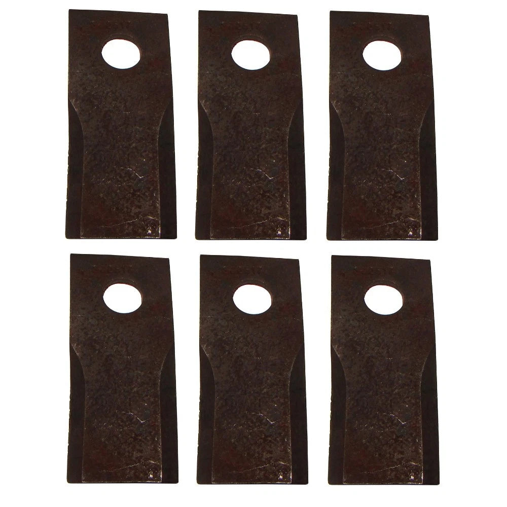 6X Right Hand Disc Mower Blade for Challenger (Replaces 76N946)