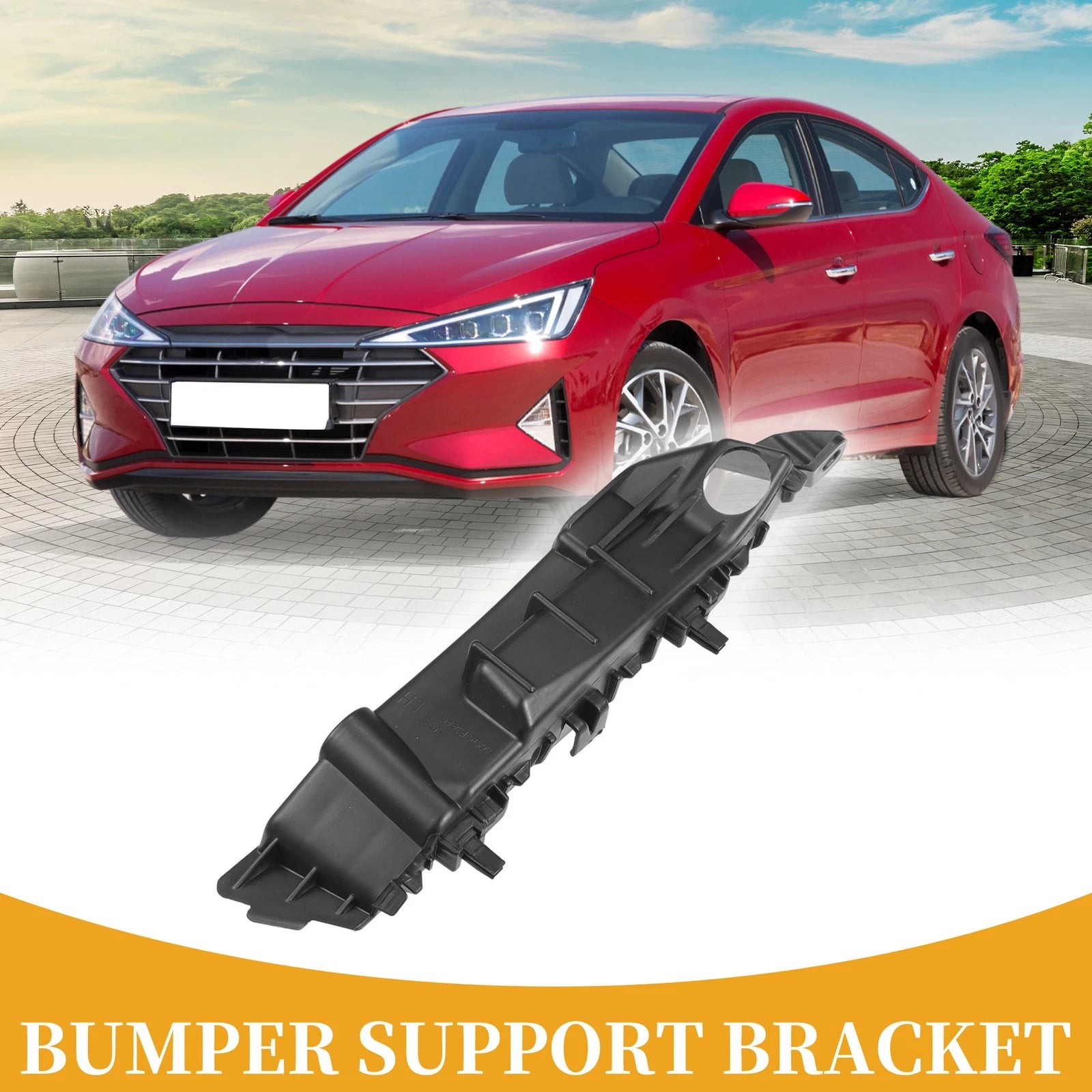 LH Front Bumper Support Bracket for Hyundai Elantra (2019–2020)