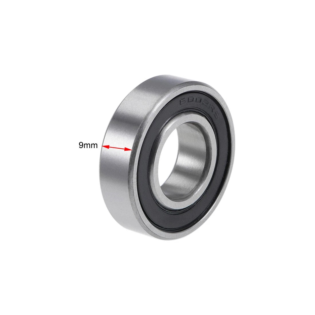 Set of 2 Deep Groove Ball Bearings 6002-2RS for Various Models (15x32x9mm)