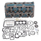 Cylinder Head with Valve & Gasket Kit for Kubota Tractor D850 D950 (-)