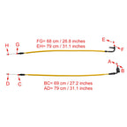 Throttle Cable Wire for Suzuki GSXR1000 (2009–2016) Yellow