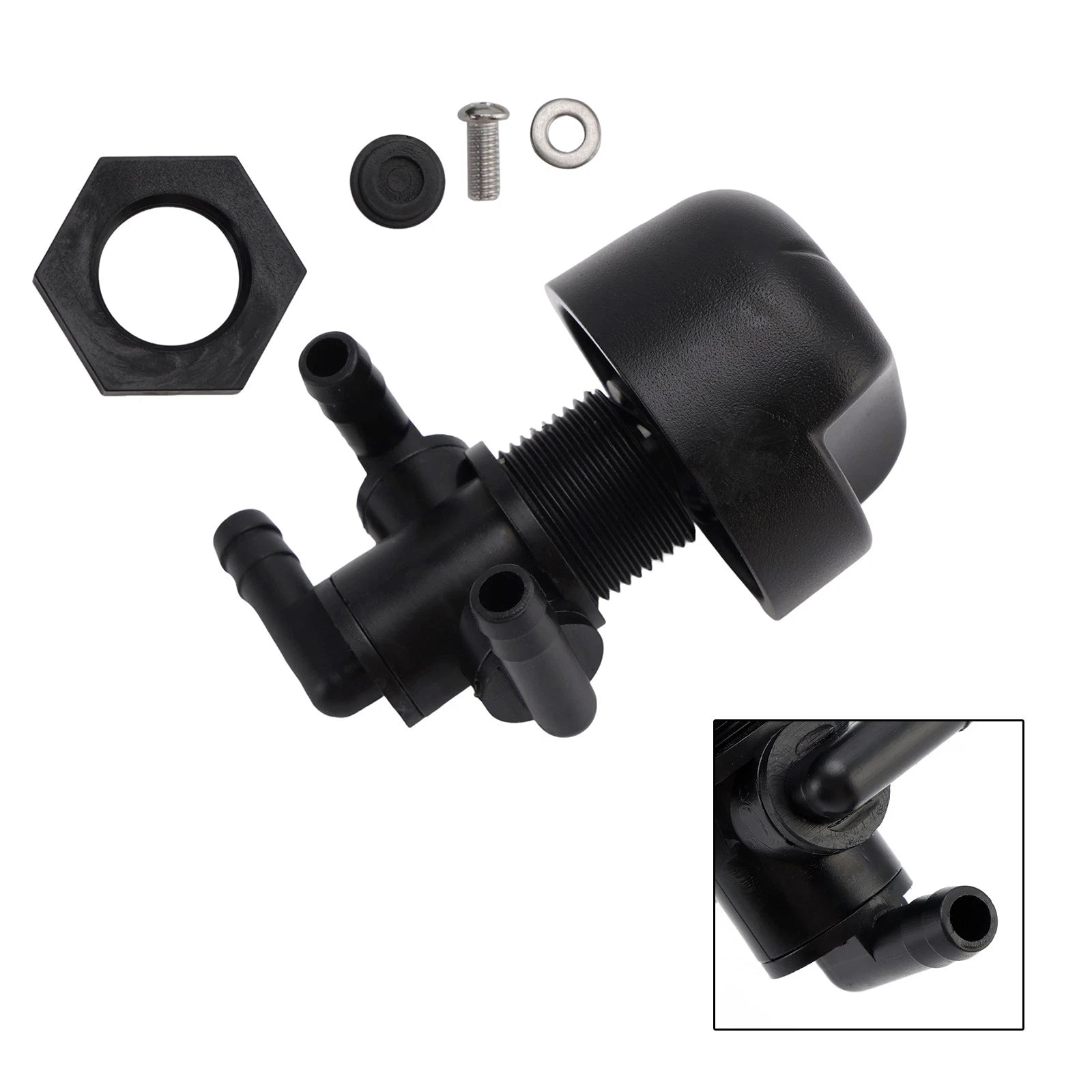 3-Way Fuel Valve Petcock for Polaris Xplorer Trail Boss (Fits 7052161, 5432559)