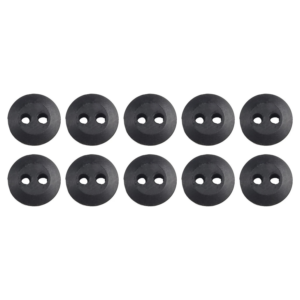 12pcs 2-Hole Fuel Tank Grommet Rubber for Brush Cutter