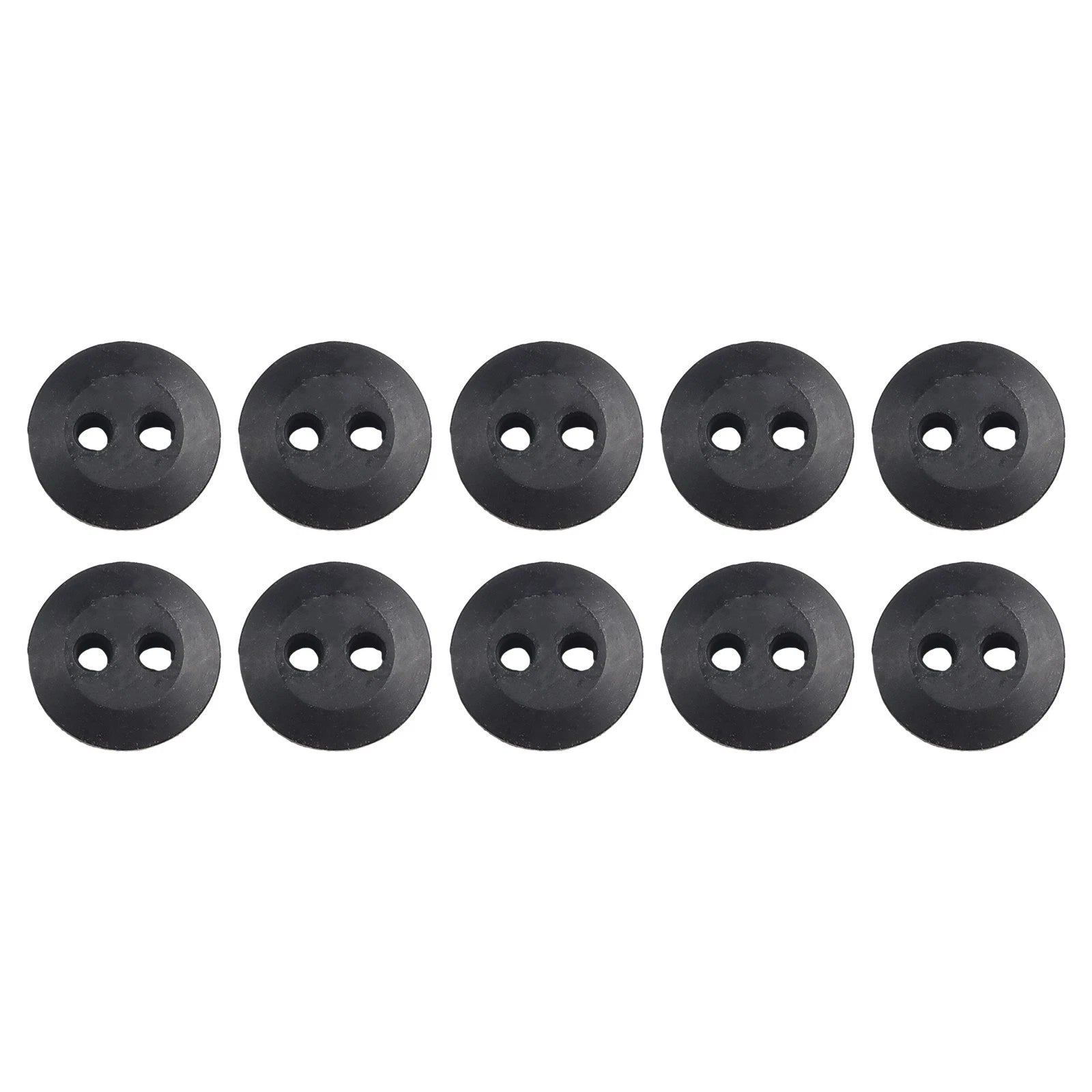 12pcs 2-Hole Fuel Tank Grommet Rubber for Brush Cutter