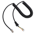 Microphone Cable Cord for Yaesu MH48 MH36 MH42 (Replacement)