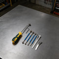 8-Piece Grout Removal Tool Set with Steel and Rubber for Tile Seam Repair
