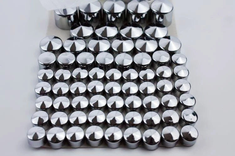 Chrome Bolt Toppers Caps for Harley Davidson Dyna Glide (1991–2012)