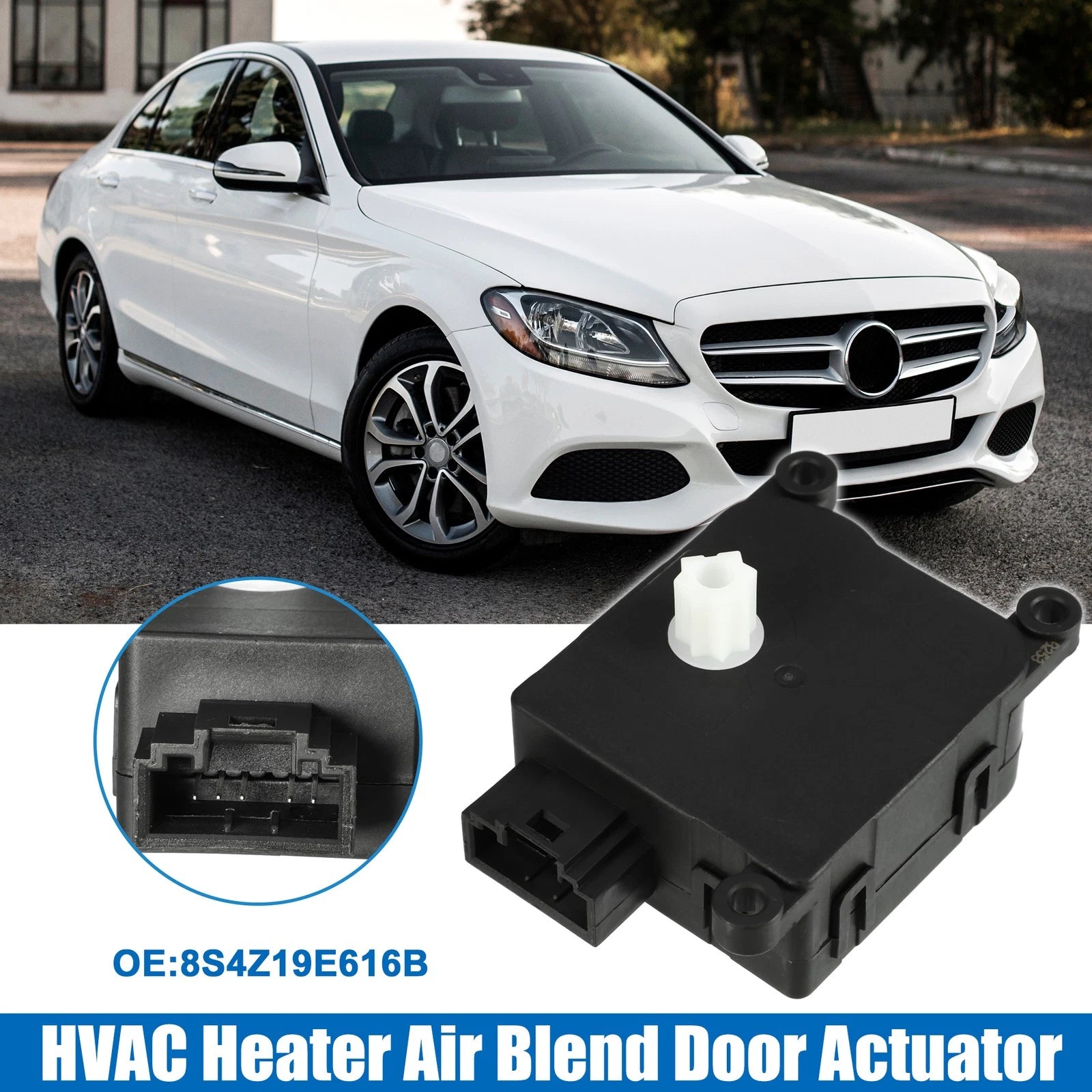 HVAC Heater Blend Door Actuator for Ford Focus 2.0L (2008–2011) 8S4Z19E616B