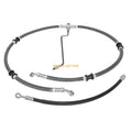 Front Brake Hose Line Pipe Kit for Yamaha Grizzly 450 4x4 YFM450 (2007–2010)