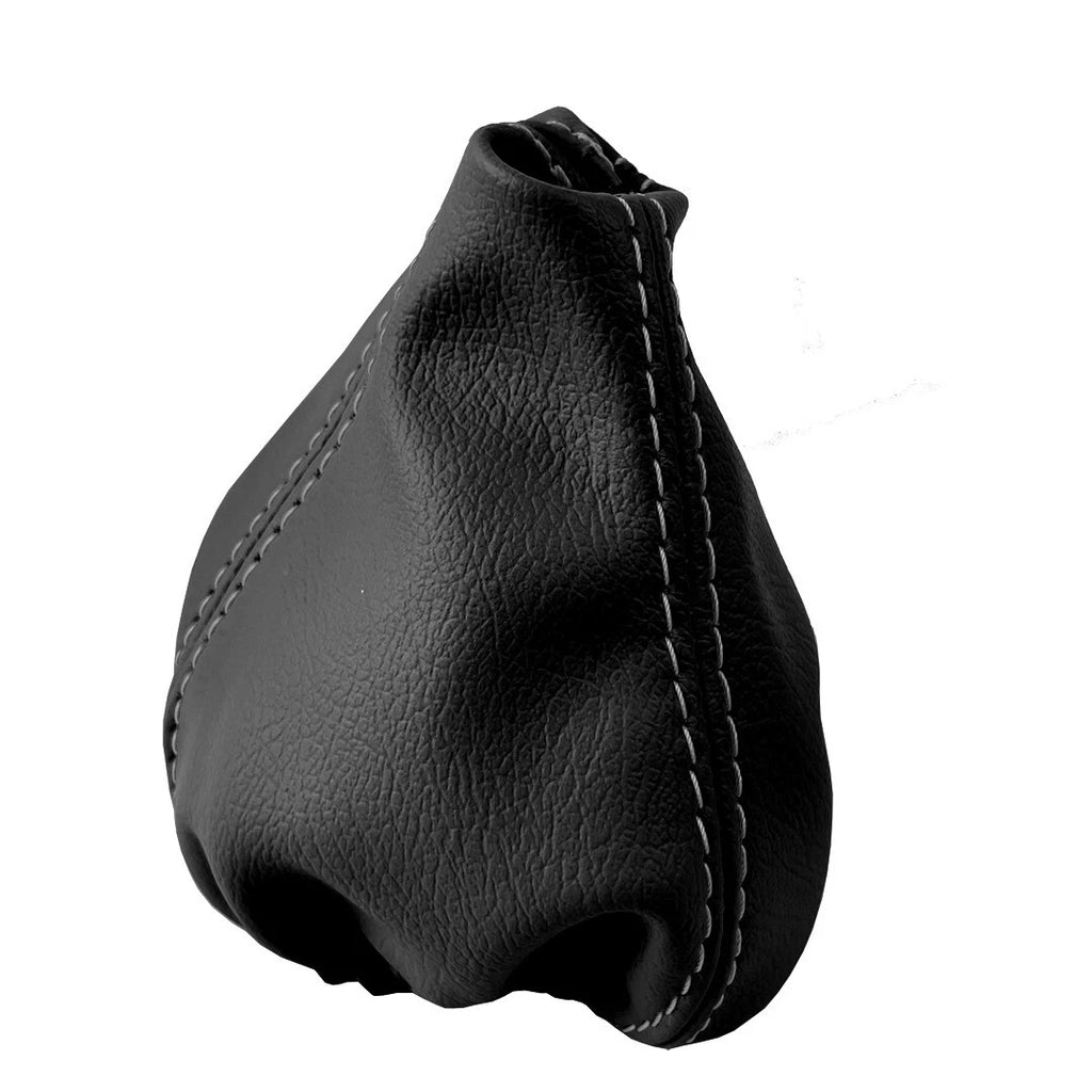 Manual Shift Boot for Fiat 500 Abarth (2012–2019) Gray PVC Leather